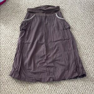 Bohemian Style Brown Skirt